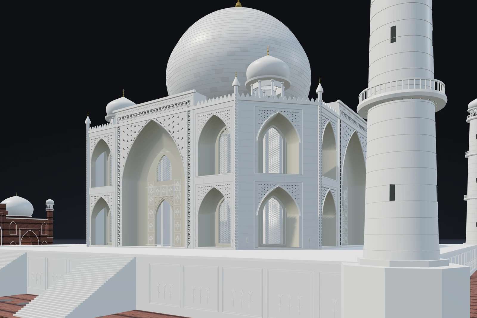 Tádž Mahal: Detail