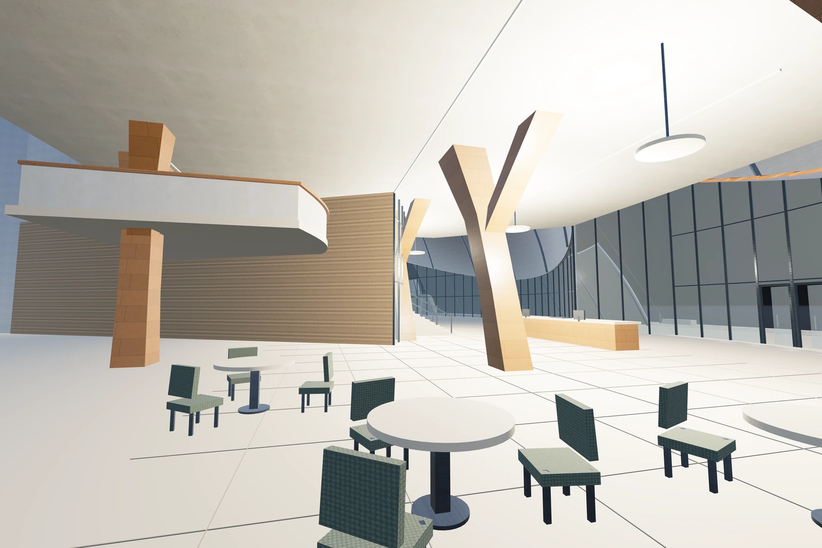 Walt Disney Concert Hall: Veřejné foyer