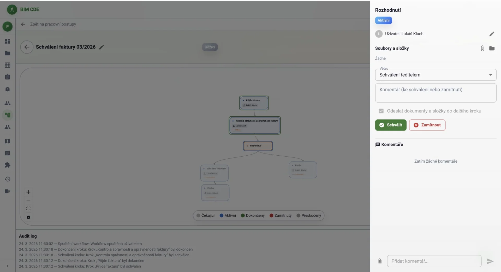 Schvalovací workflow